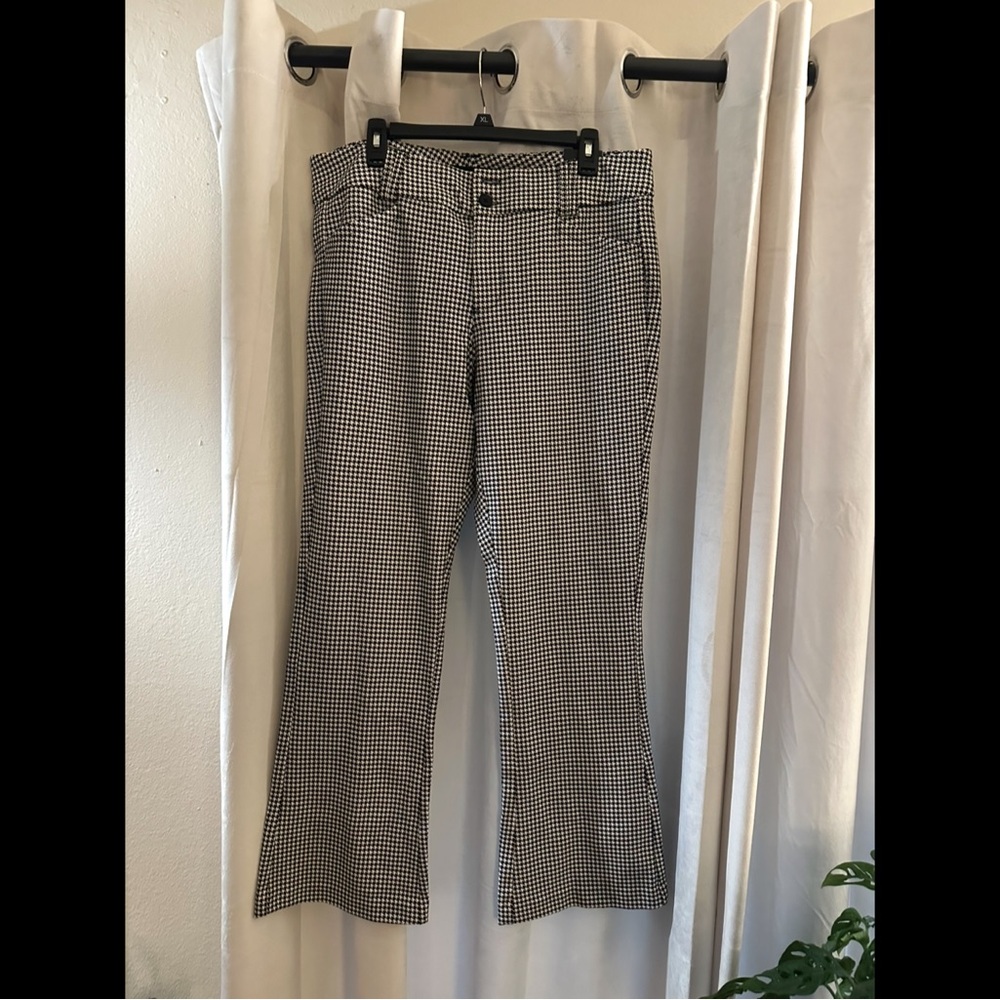 Torrid Black and White Houndstooth Pants